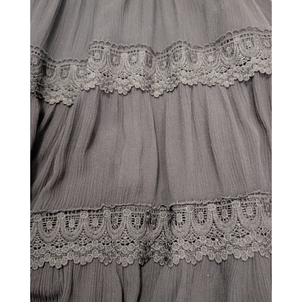 City Chic Dress Sunset Dream Black Plus 1X 18 Festival Wedding Western Gypsy EUC - Picture 9 of 13